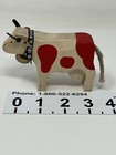 Trauffer Swiss Folk Art Hand Carved Wood Cow Figure Switzerland