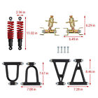 For Atv Go Kart 250mm Front Suspension Shock Swing Arm A-arm Kit Upper   Lower