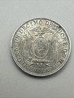 1916 Ecuador Un Decimo Coin     Details   Nice Grade