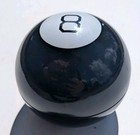Vintage Magic 8 Eight Ball Toy Fortune Teller - Black 30188  Mattel 
