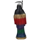 7 Color Tunic Holy Death Grim Reaper 12  Holding A Scythe And Globe Santa Muerte