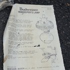 Pair Of Vintage Budweiser Beer Bar Oil Lamp Style Hanging Lamp Wall Sconce 60   s