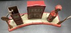 Vintage 1930 s Marx Tin Litho Gas And Air Pump Island   