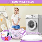 Toddler Nap Mat With Pillow And Blanket  Extra Large Rolled Napping Mats slum   