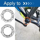 Bike Ball Crank Bearing Retainer 1 4  X 9 Balls 4 Pcs Bottom Bracket Bearings