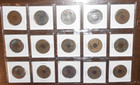 15 Coin Lot - China - Cash Coins - Copper - Various
