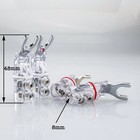 Y U Spade Locking Unsolder Banana Plug Connector For Speaker Wire Diy