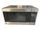Ge - 1 6 Cu  Ft  Capacity Countertop Microwave Oven  Stainless Steel  read  