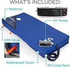 Vive818323020830 8  Alternating Pressure Mattress  Pressure Pump  Twin Xl 80x34