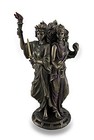 Bronze Finish Triple Form Hecate Greek Goddess Of Magic Statue 