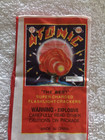 Firecracker Label Atomic Brand 16s Size Pack Label Rare Brand New
