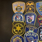 Lot Of 25  Large Different Police Patch   Patches New Condition  Lp3