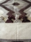 Large Mexican Wool Blanket  Afgan  Approx 7 4 x5 3 