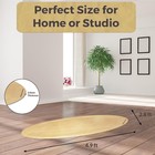 Marley Dance Floor For Home  Studio   Outdoor Use - 2mm Vinyl Portable Oval T   