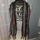 Girls Colorful Glitter Vest Scarf  By Justice Sz M l