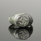 Ancient Roman Bronze Ring - Circa  50bc        rr1 