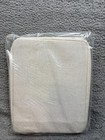 Vusign 2pk Fabric Storage Basket Medium Beige Foldable Storage Bins With Handles