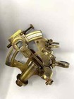 Antique Brass Nautical J Scott Working Navigation Sextant With Hardwood Open Box