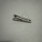 Vintage Hickok Tie Bar Clip Silver Tone Black Great Condition  Made In The Usa  