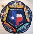 Bsa Sam Houston Area Oa Colonneh 137 2023 Jamboree 6-patch Texas Flag Space Nasa