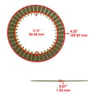 Clutch Friction Plates Kit For Honda Rancher 420 Trx420fa Fa2 Fa5 Fa6 2009-2024