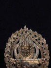 6  Antique Old Tibet Buddhism Bronze Gilt Mahakala Wrathful Deity Buddha Statue