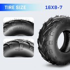 145 70-6 Go Kart Tires 4pr Atv Mini Bike For Sand Mud Trail Tubeless Pack Of 2