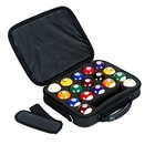 Pool Balls Carrying Case  Nylon Travel Holder For One Set Of Billiard Balls