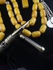 Handcrafted German Sandalus Amber Rosary 33 Beads Misbah                                             