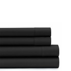 Egyptian Comfort 1800 Count 4 Piece Bed Sheet Set Queen Black 90  X 102 