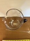Vintage Mikasa Glass Pitcher Martini Cocktail Black Handle 9 7 8    W stirrer