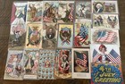 Lot Of 20 Antique  Patriotic Postcards washington lincoln july 4th  flags etc 