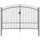 Fence Gate Woerden Double Door With Spike Top 117 9x98 2 