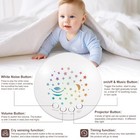 Wiqins Baby Sleep Soother Cry Sensor Dinosaur Night Light Small  Blue 