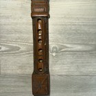 Vintage Flute Native Hand Carved Wood  Antique Decor Musical Instrument