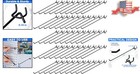 Durable 100 Pcs Pegboard Hooks  12 Inch Long For Efficient Wall Organization