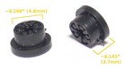 24 Bto New Made Aurora T-jet Thunderjet Ho Slot Car Standard Regular Wheels Mix