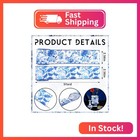Spring Blue Porcelain Wired Ribbon For Wreath Bows Blue White Chinoiserie Floral