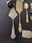 Huge Mixed Lot Of Vintage Silver Plated   Toned  Cutlery Pewter Is Crown Read