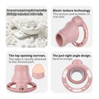 Male Chastity Cage Lock Device Kit W 4 Rings Penis Cage Virginity Device Cb Lock