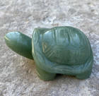 Gemstone Carved Turtle Figurine Green Aventurine Lucky Crystal Animal Carving 3 