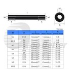 M3   Od 6mm Aluminum Standoff Spacers Round Threaded Connector Sleeve Long Nuts