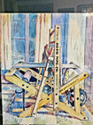 Cool 1930 Preston Mccrossen Original Watercolor Painting  The Little Dandy Loom