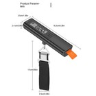 Digital Luggage Scale With Temperature Sensor - 110 Lbs Capacity  Compact Design