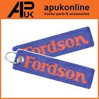 2x Flexible Ribbon Fabric Woven Key Ring Chain For Fordson Dexta Major Tractor