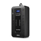 Cyberpower Ec850lcd Ecologic Battery Backup   Surge Protector Ups System  850   