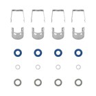 4 Set Fuel Injector Seal Repair Kit 2 0l L4 Fsi Tfsi 2005-2008 For 06d998907