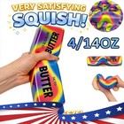 Giant Butter Stick Squishy Slow Rising Toy Butter Stick Smush Soft Fidget Fun   