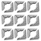  40 Pcs Book Corner Protection Notebook Protector Metal Photo Protectors