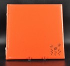 New Vtg Webway W-200 Orange Vinyl Photo Album Extra Pages Orig Box 12 5 
